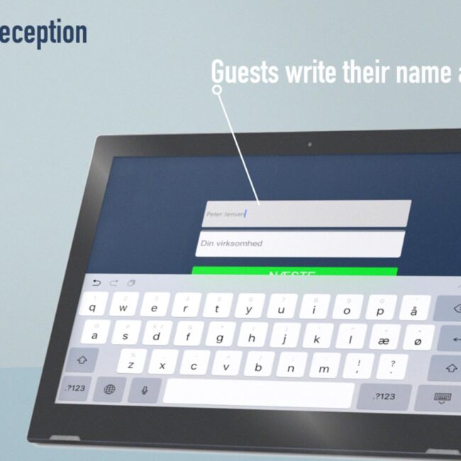 Digital reception til din virksomhed. Enkelt og funktionelt.