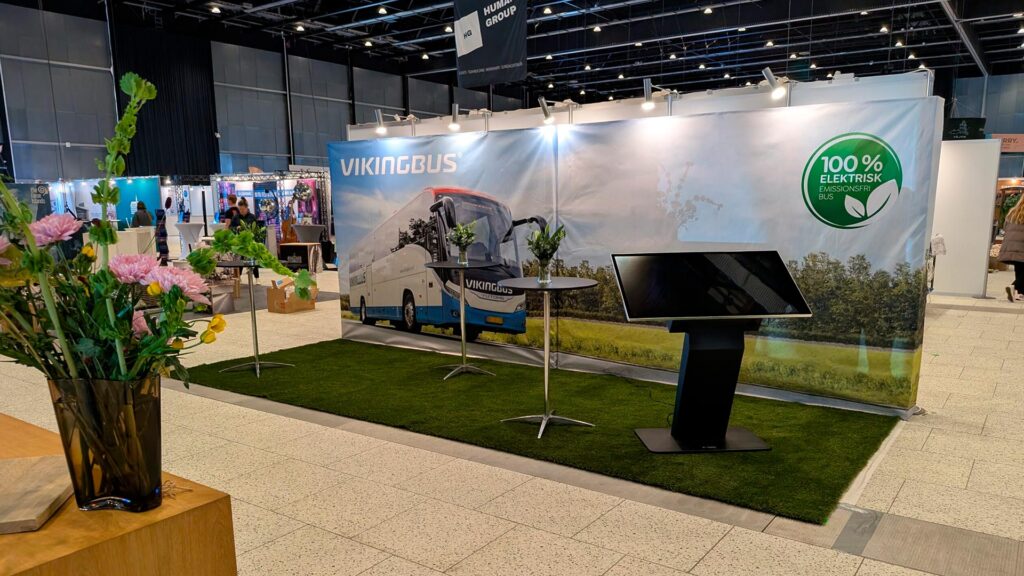 Vikingbus skaber interaktiv messeoplevelse med touch-bord