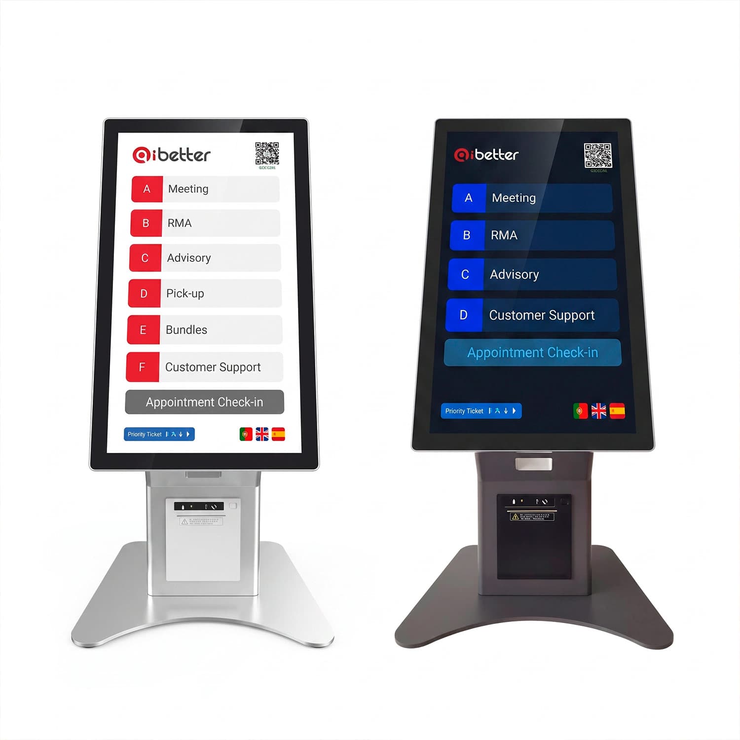 Kønummersystem til leje fra Visual Display, produktbillede på hvid baggrund