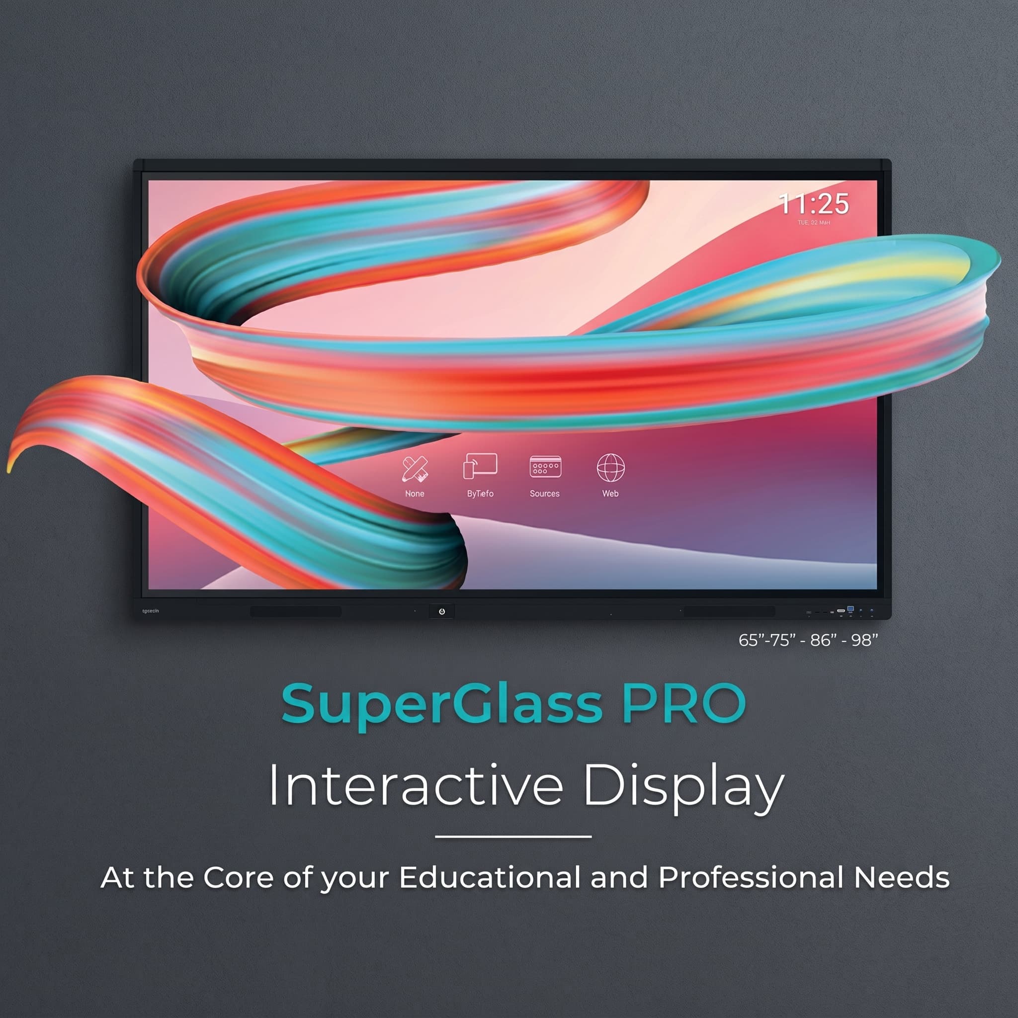 Speechi interaktiv smartboard-skärm för undervisning - produktbild på SuperGlass Pro