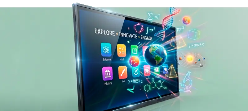 Interaktivt smartboard, produktbillede Interaktivt smartboard, produktbillede